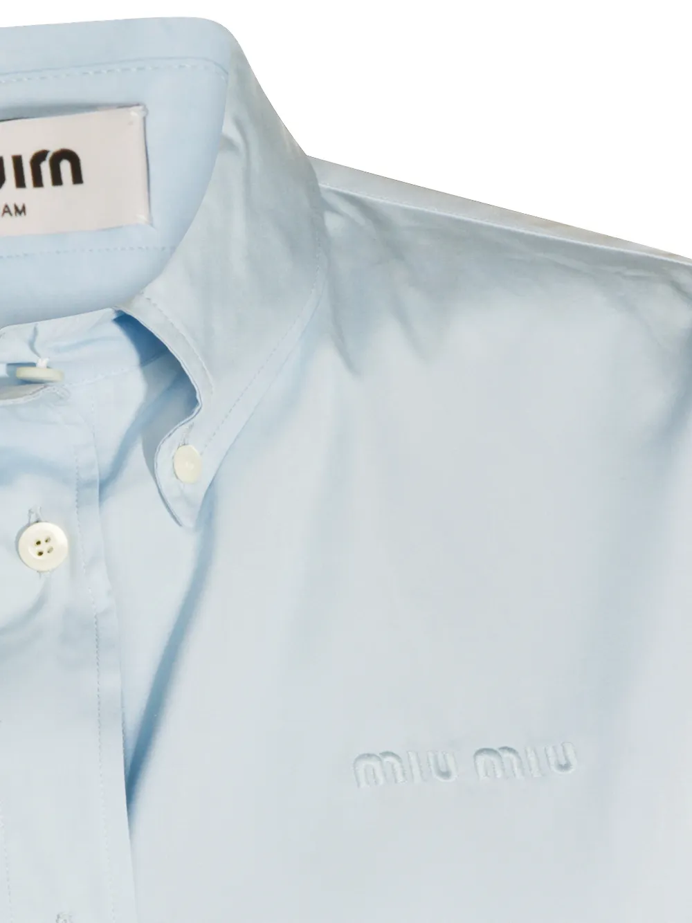  Miu Miu Buttoned Shirt - Blue 