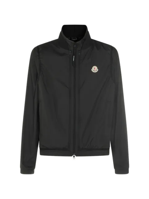 Moncler logo-patch zip-up jacket
