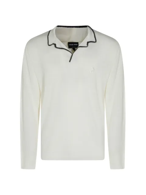 Giorgio Armani long-sleeved polo shirt