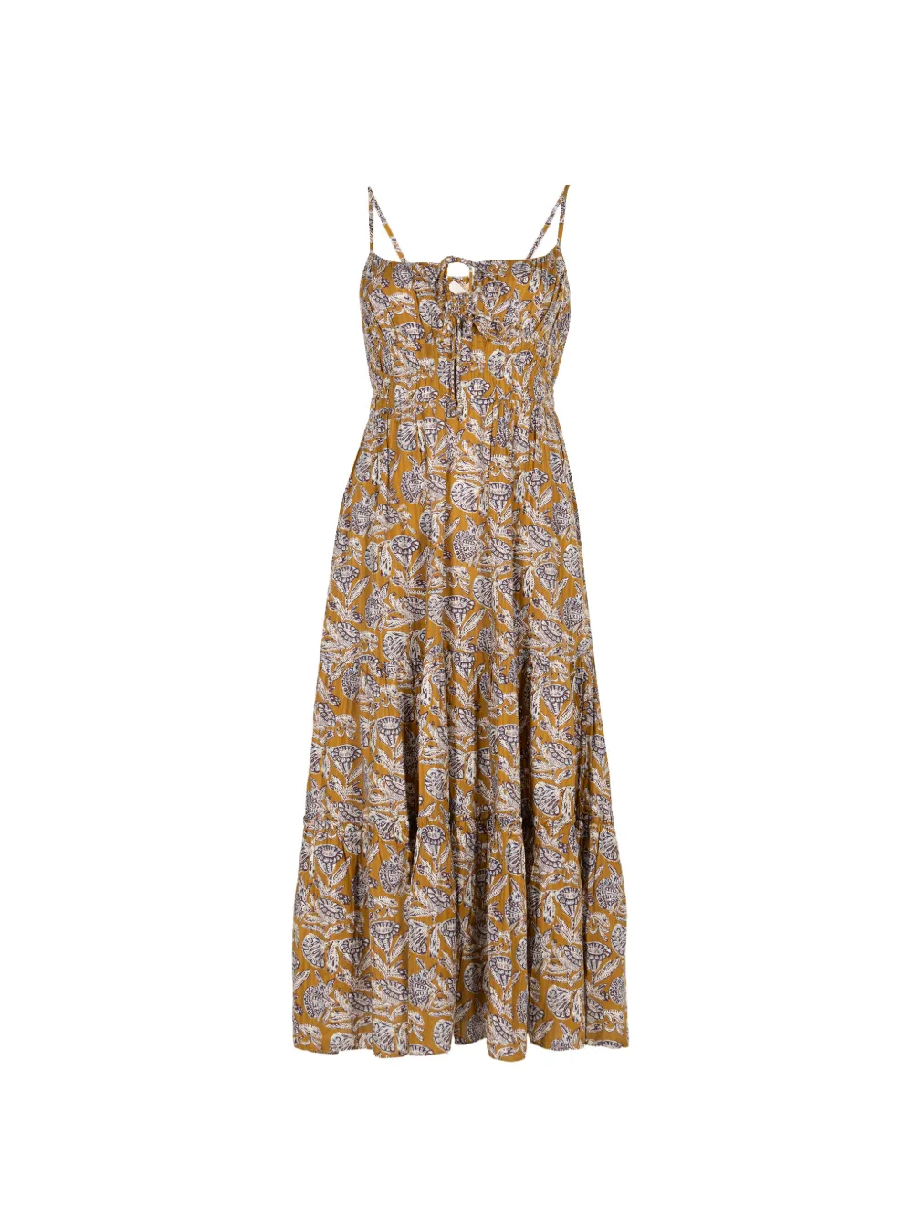 Ulla Johnson Aydin Cami floral midi dress - Giallo
