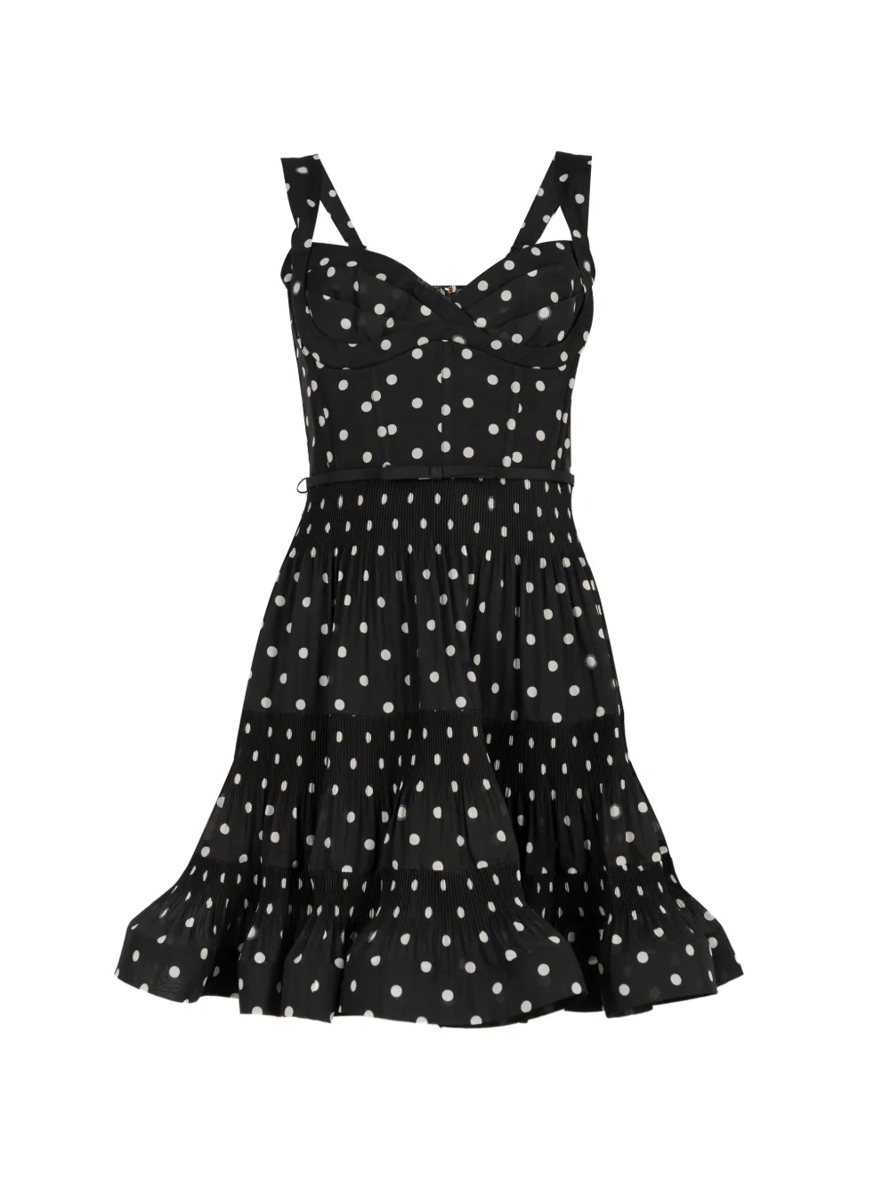 ZIMMERMANN pleated draped mini dress - Schwarz