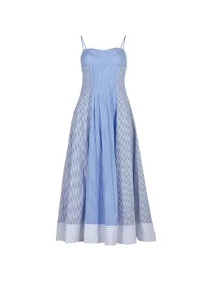 ERDEM Melora Asymmetric Lace Dress | Blue | FARFETCH