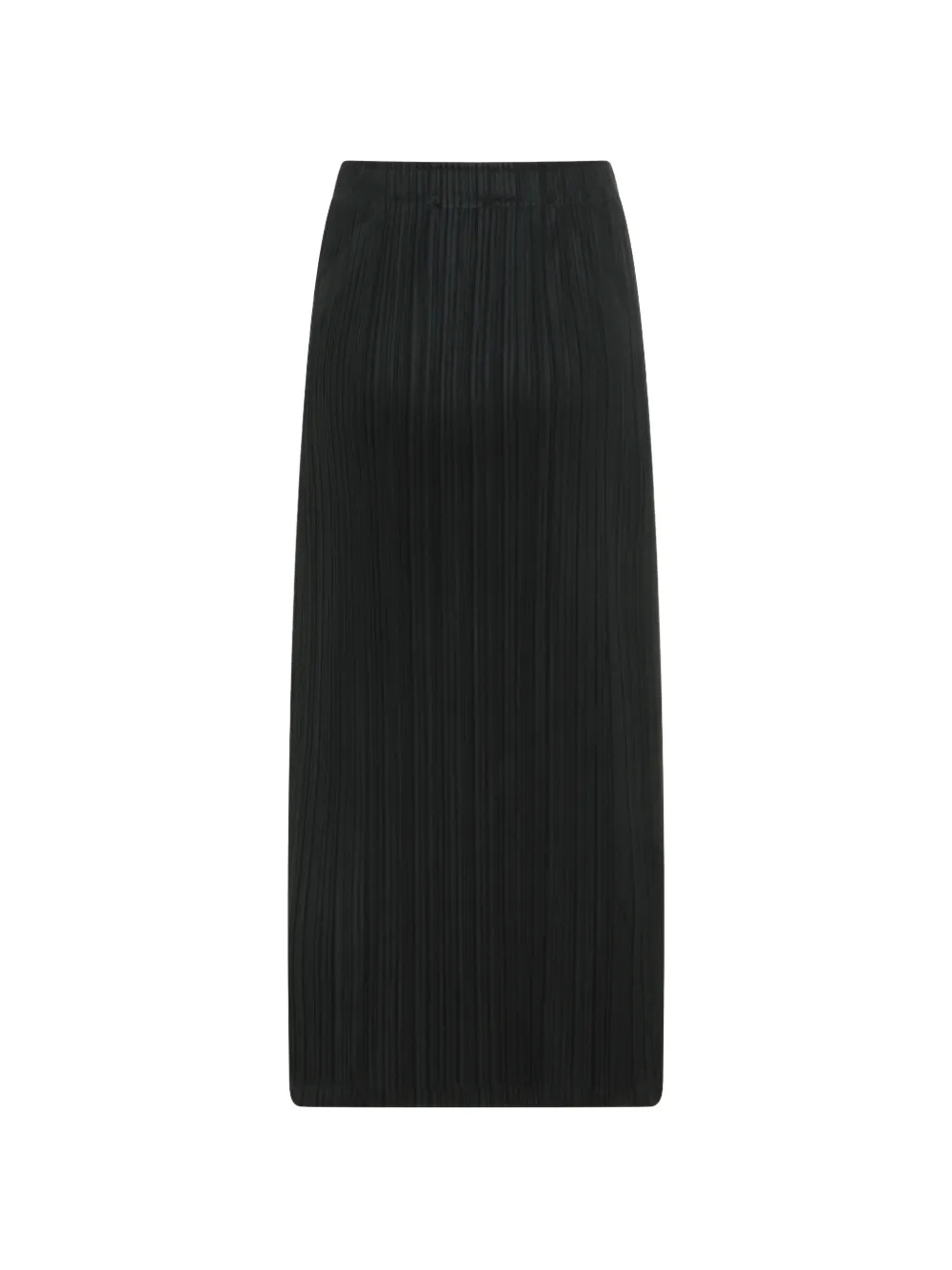 Pleats Please Issey Miyake Plooirok met split Zwart
