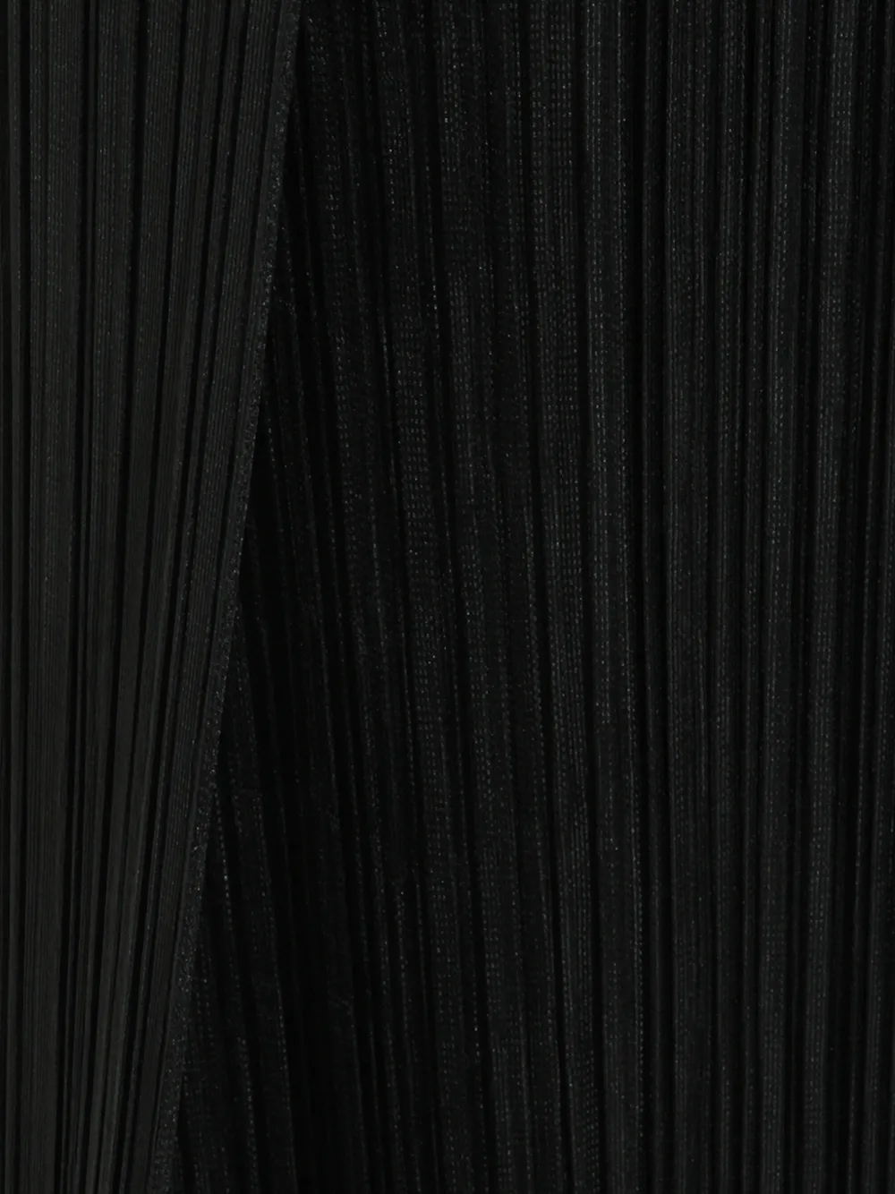Pleats Please Issey Miyake Plooirok met split Zwart