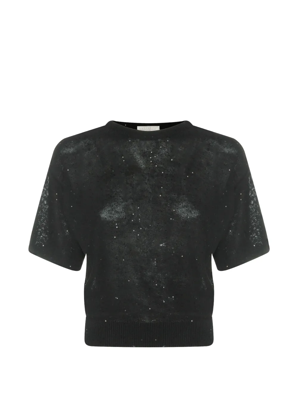 Antonelli embellished T-shirt - Schwarz