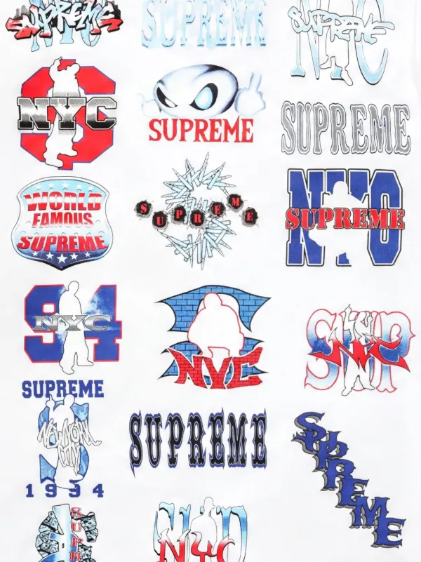 Supreme Flash graphic-print T-shirt | White | FARFETCH