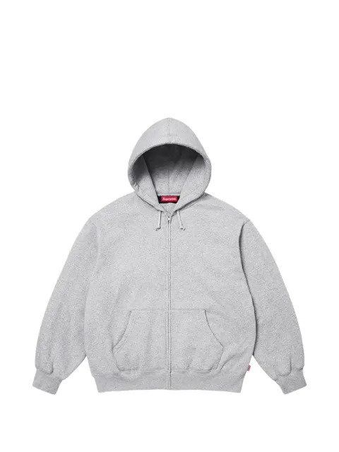 Supreme cut-out zip-up hoodie