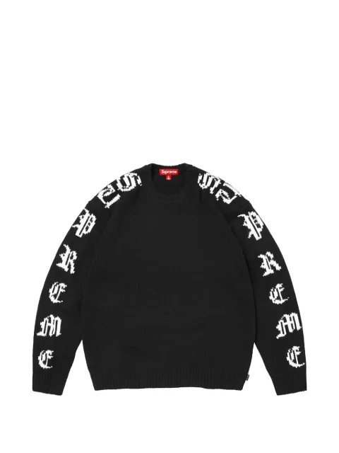 Supreme Old English logo-detail sweater