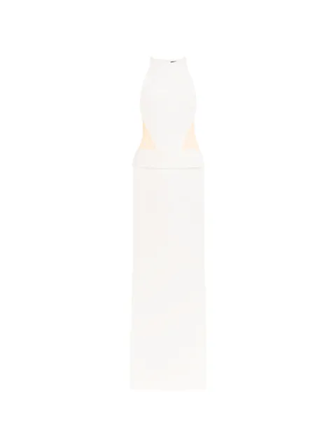 David Koma cut-out belted gown