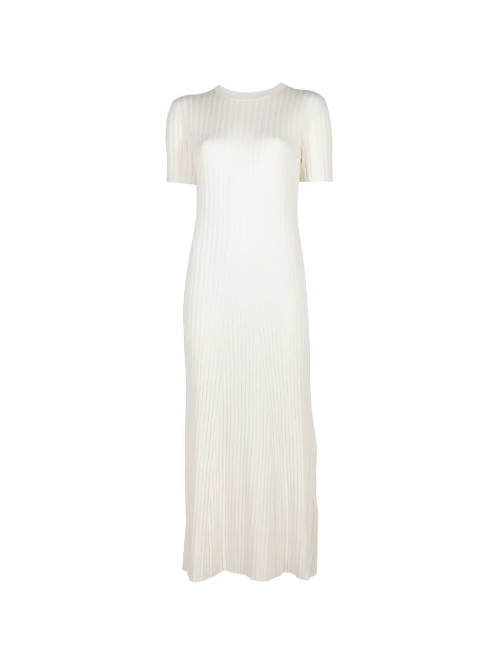 Lisa Yang Isabela ribbed midi dress - Bianco