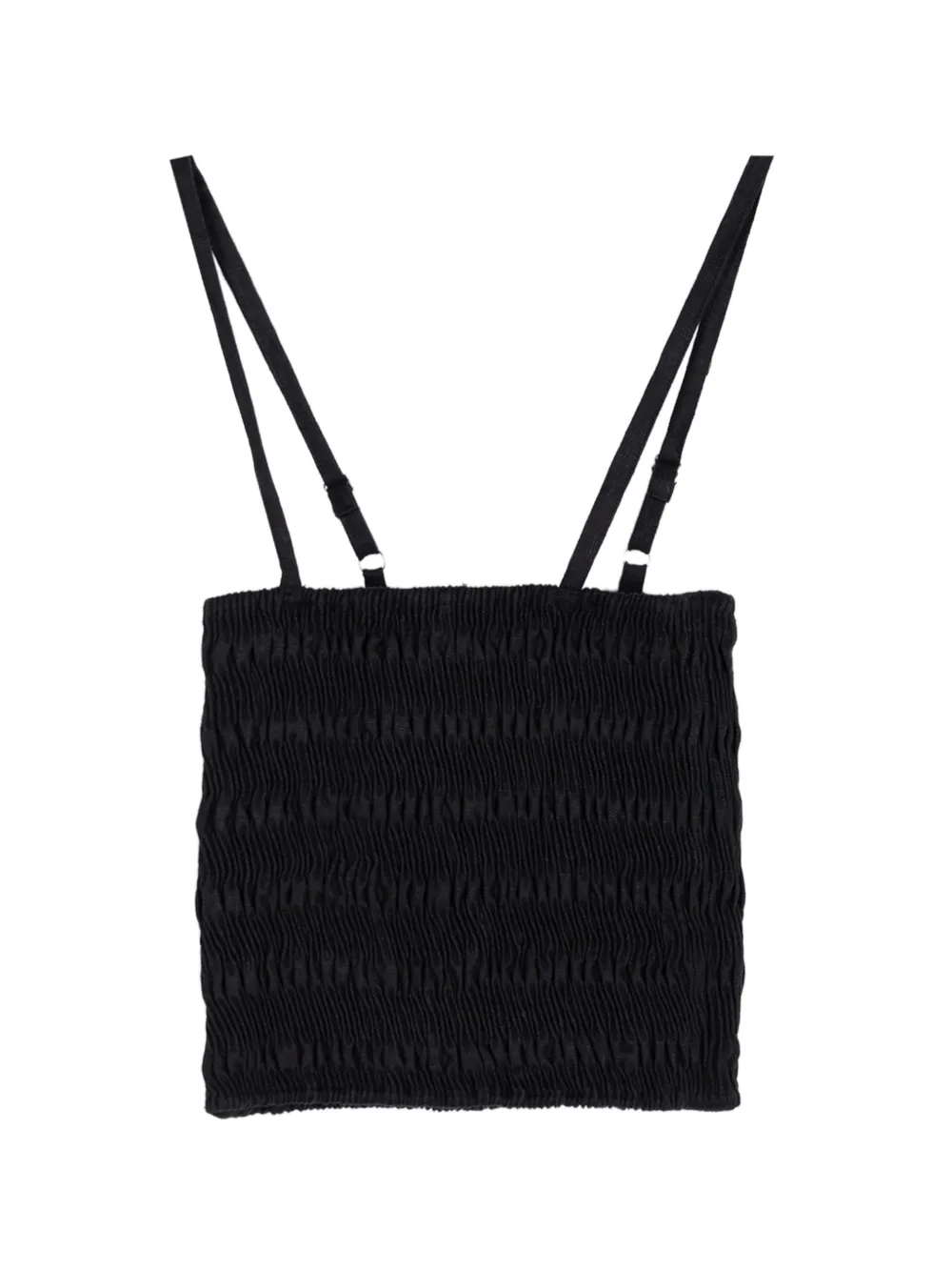 Faithfull the Brand shirred top - Schwarz