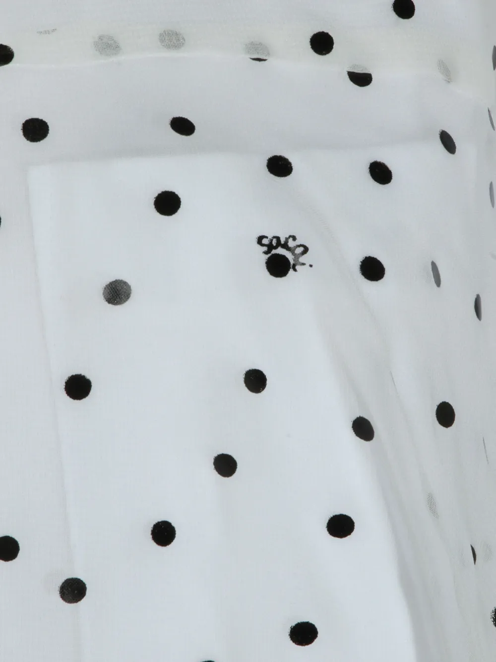  Sacai Polka Dot-pattern Blouse - White 