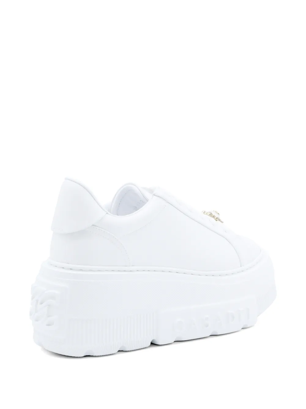  Casadei Nexus Embellished Sneakers - White 