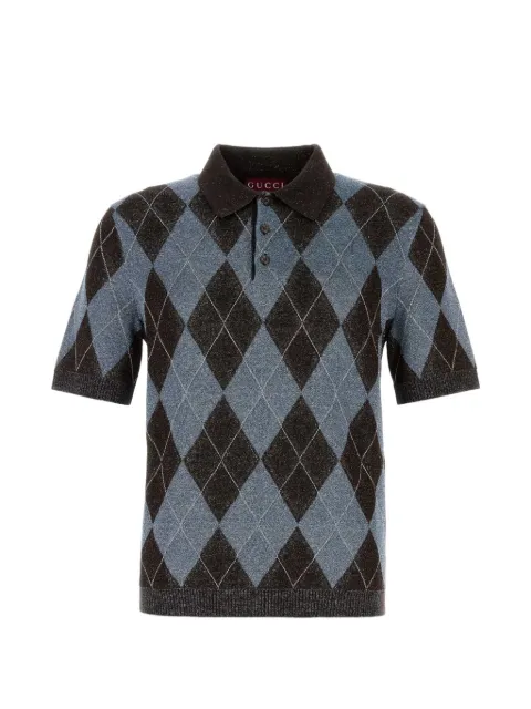 Gucci embroidered polo shirt