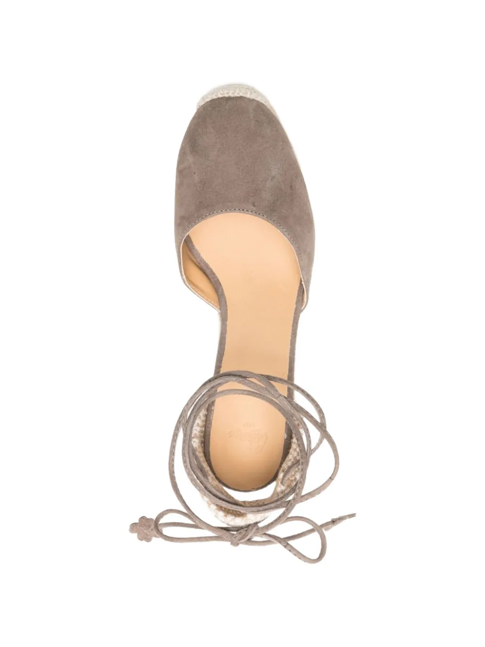 Castañer Carina espadrilles met sleehak Grijs
