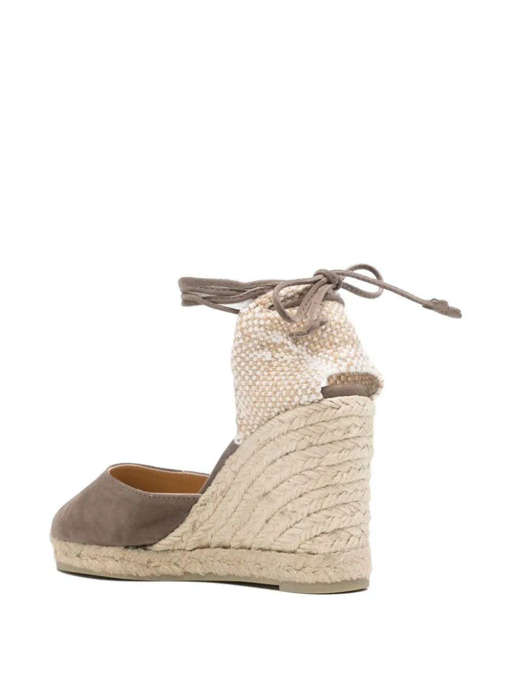 Castañer Carina espadrilles met sleehak Grijs