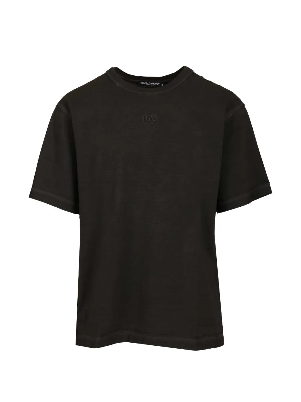 Dolce & Gabbana logo-embroidery T-shirt - Nero