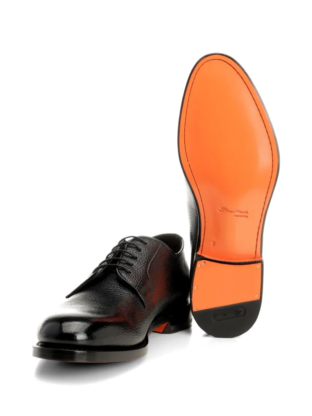 Santoni New Ensley derby shoes Zwart