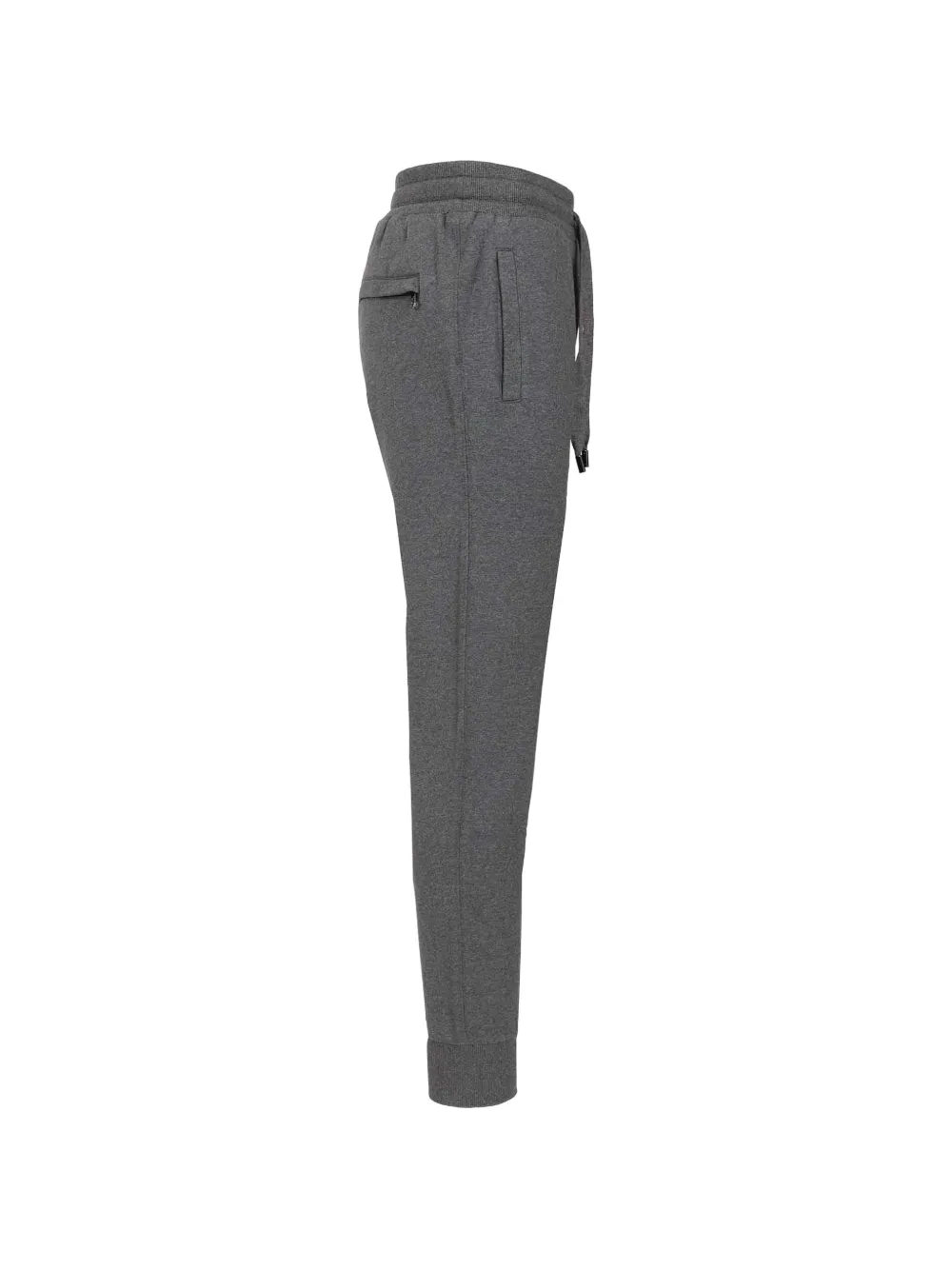  Dolce & Gabbana Heraldic Patch Drawstring Trousers - Grey 