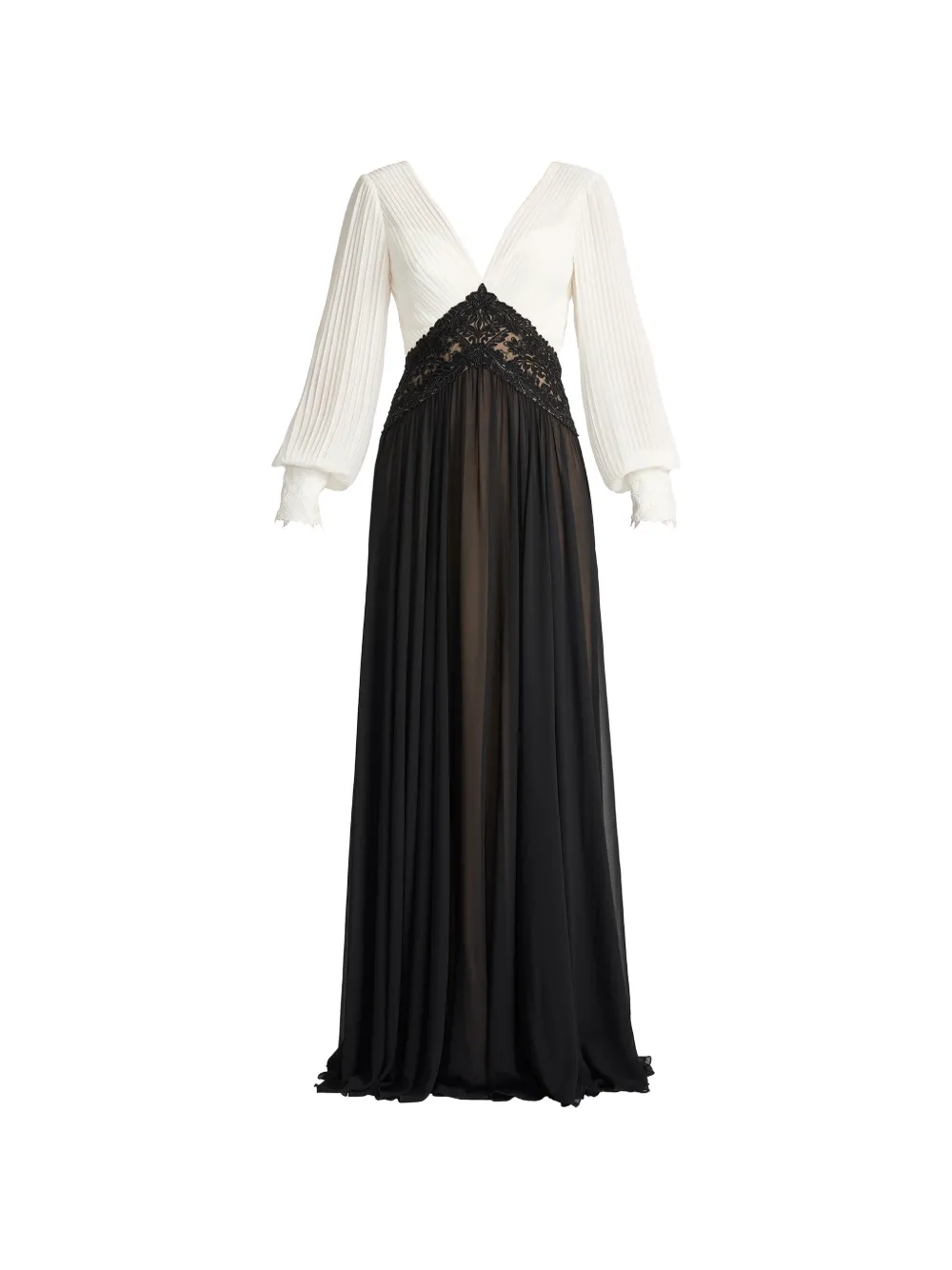 Tadashi Shoji Benulo pleated maxi dress - Black