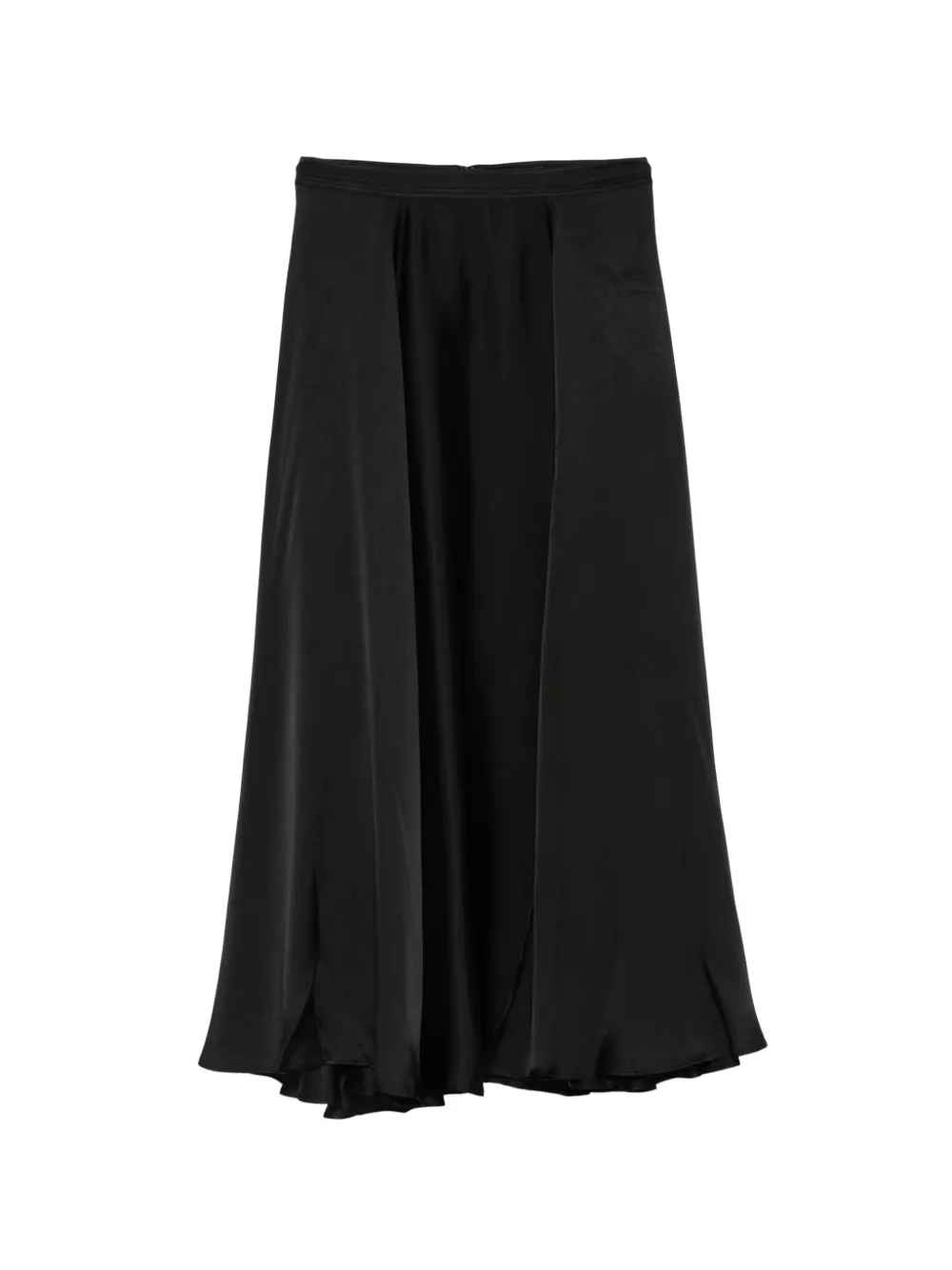 ANINE BING Christina slit skirt - Nero