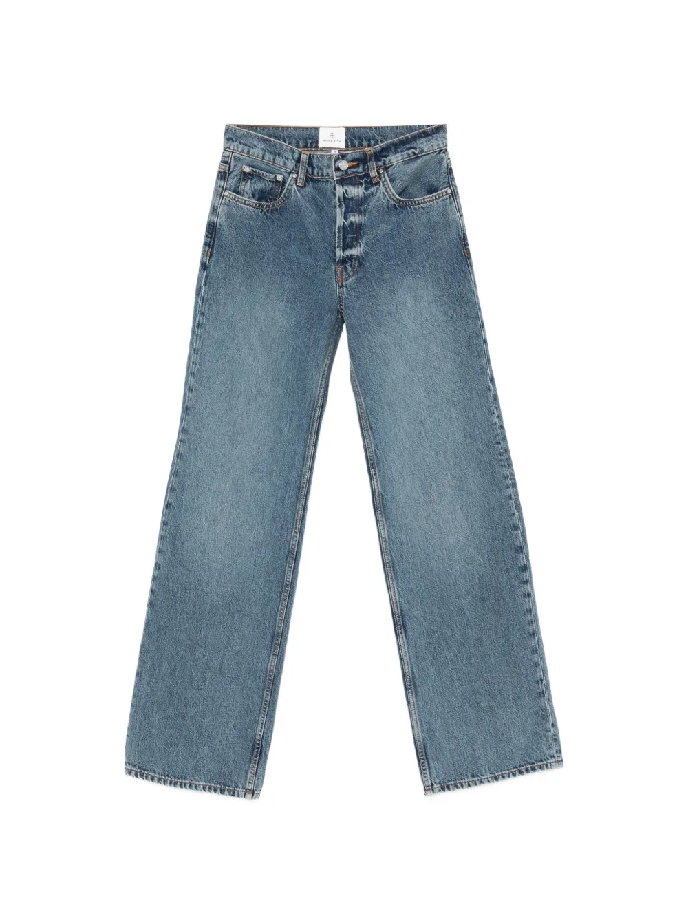 ANINE BING button-fastening jeans - Blau