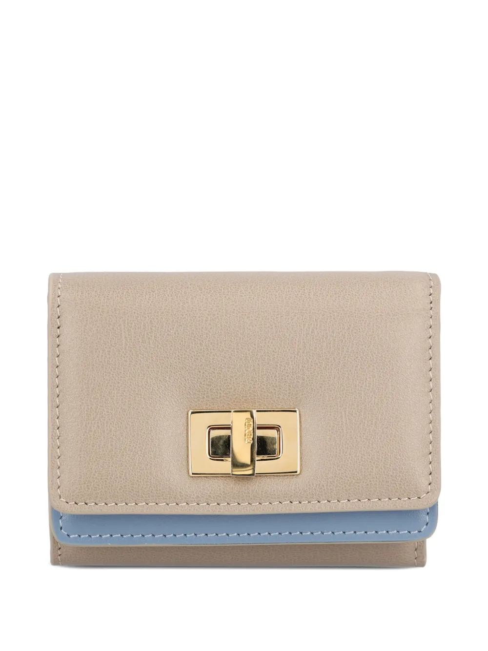 FENDI small Way trifold wallet - Toni neutri