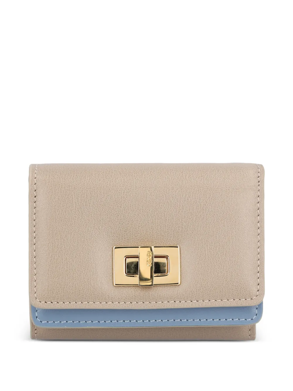 FENDI small Way trifold wallet - Toni neutri
