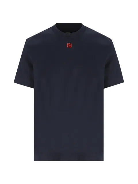 FENDI logo-embroidered T-shirt