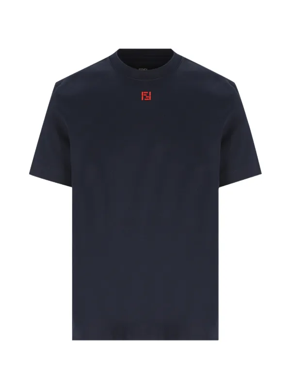 FENDI ロゴ Tシャツ | ブルー | FARFETCH JP