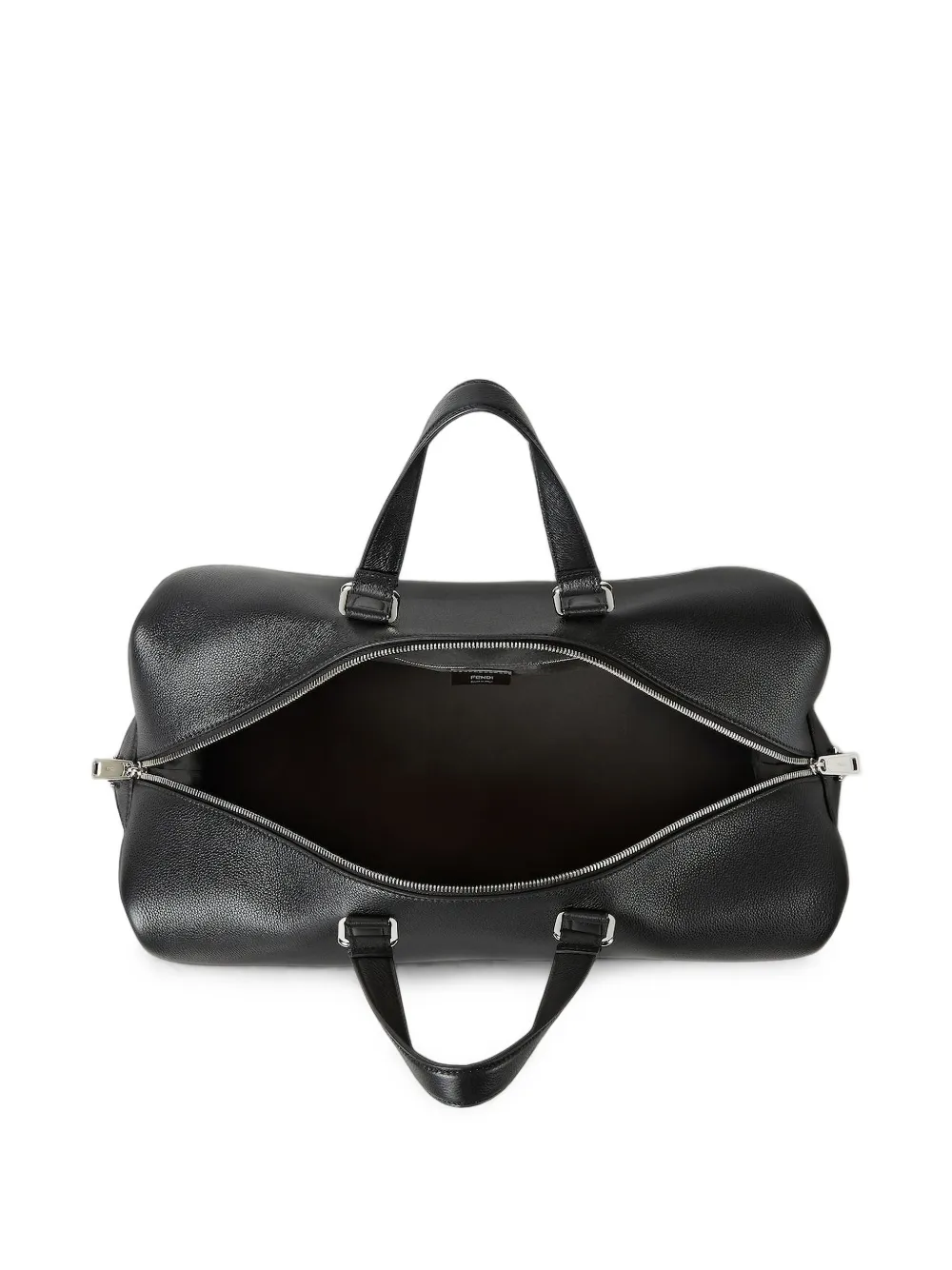 FENDI Lui 45 leren duffeltas Zwart