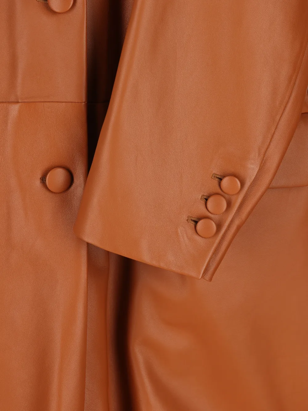 FENDI Jas met bloemapplicatie Bruin