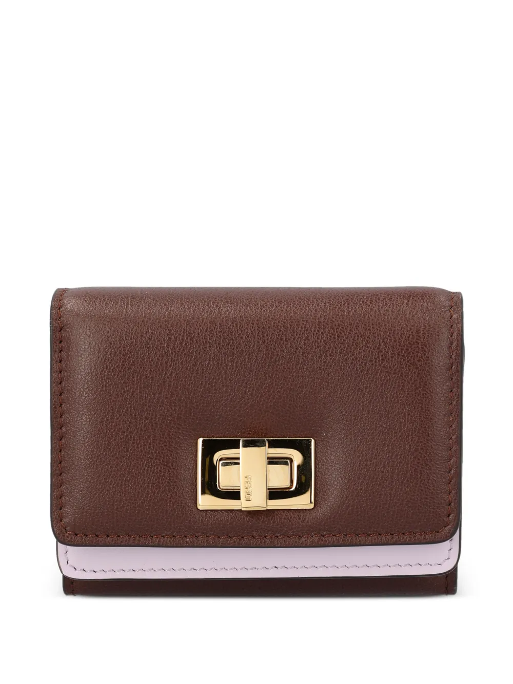 FENDI small Way trifold wallet - Marrone