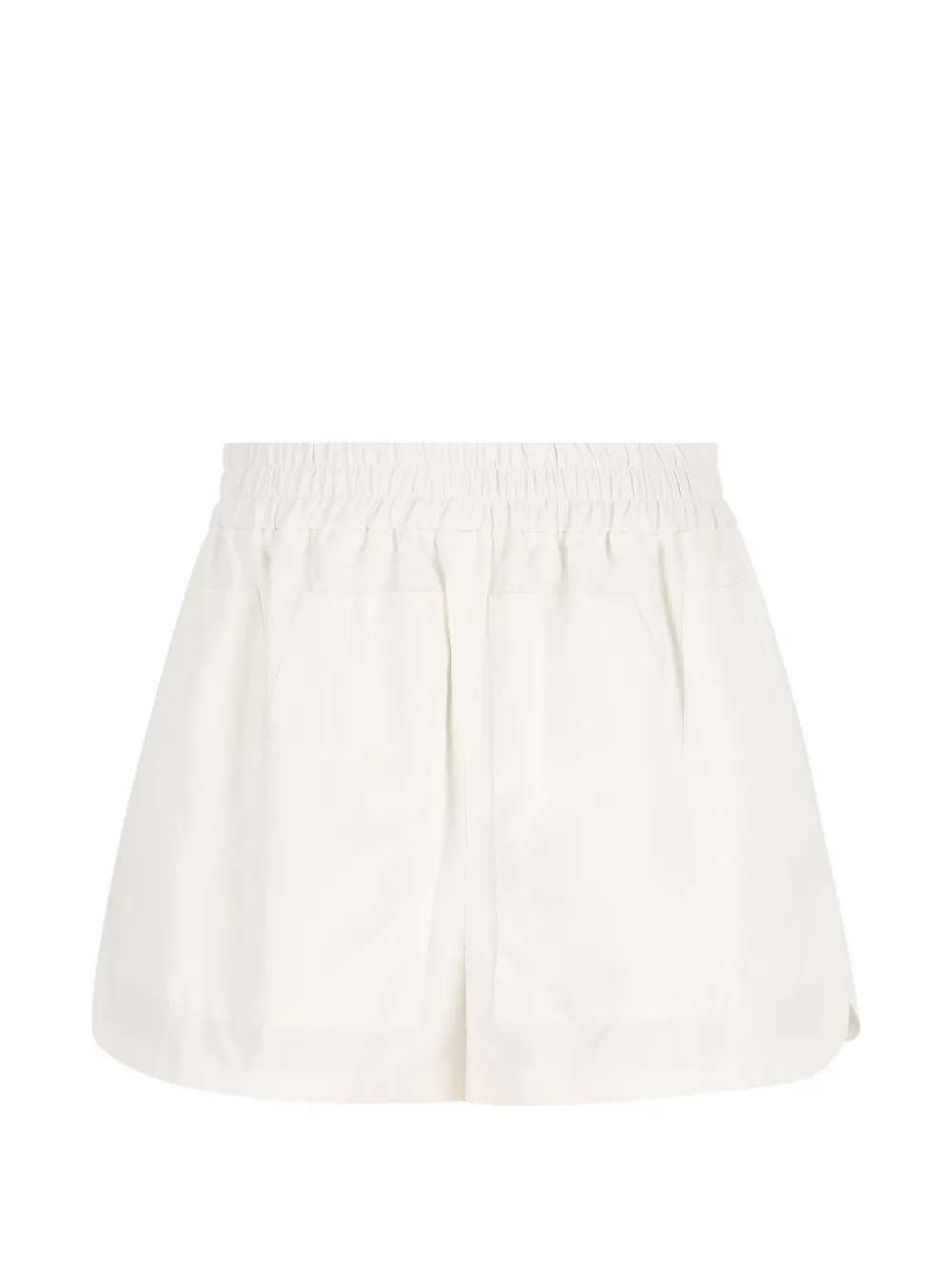 FENDI elasticated-waist mini skirt - Bianco