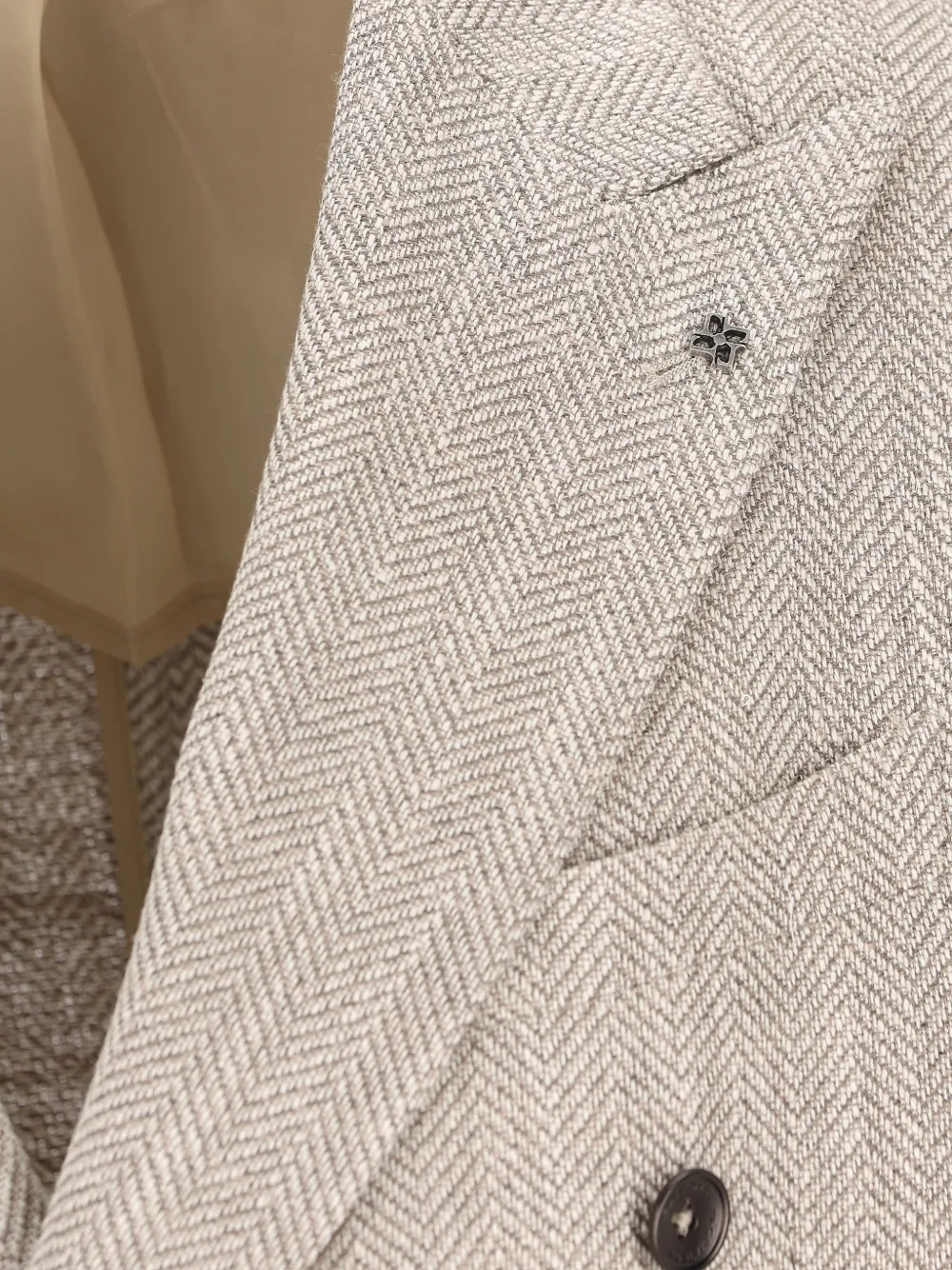 Tagliatore Blazer met dubbele rij knopen Beige
