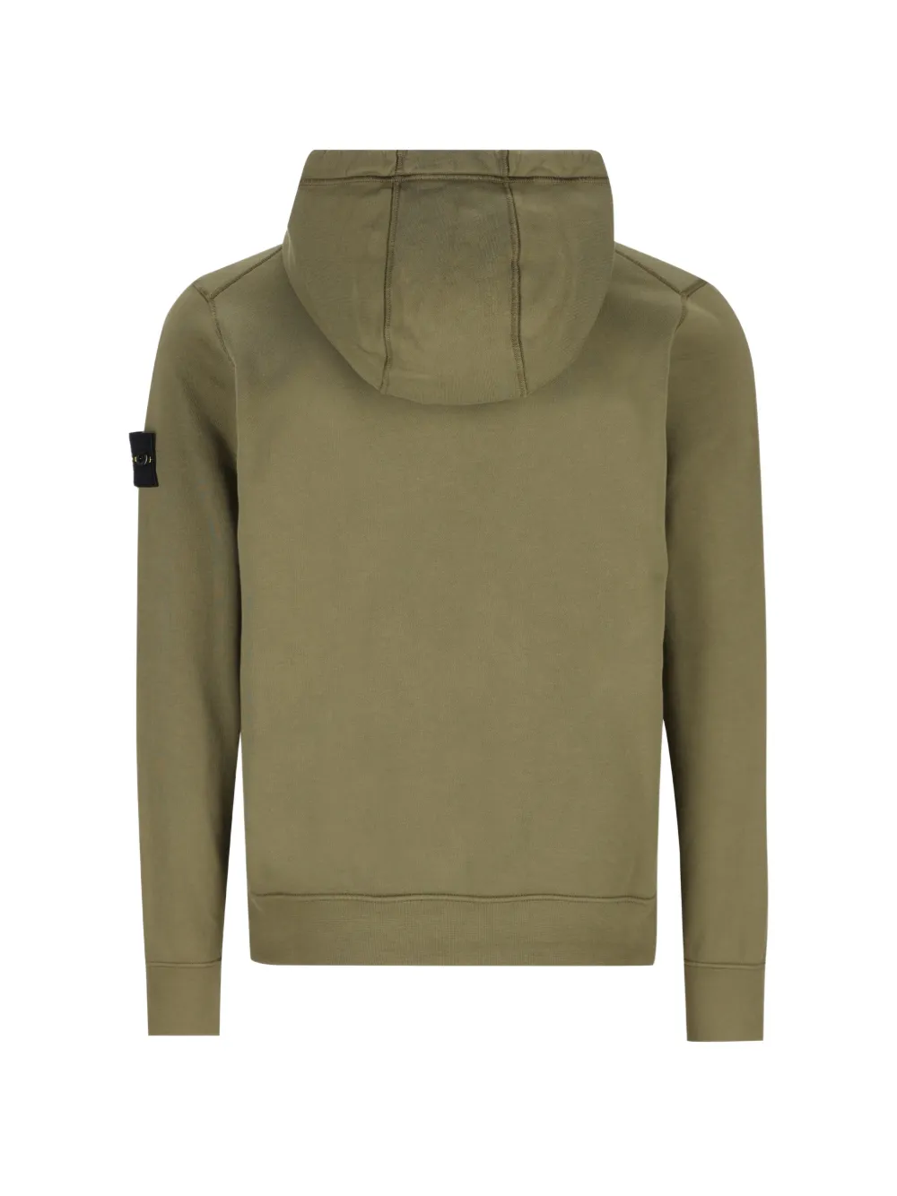 Stone Island 6100061 fleece sweater met capuchon Groen