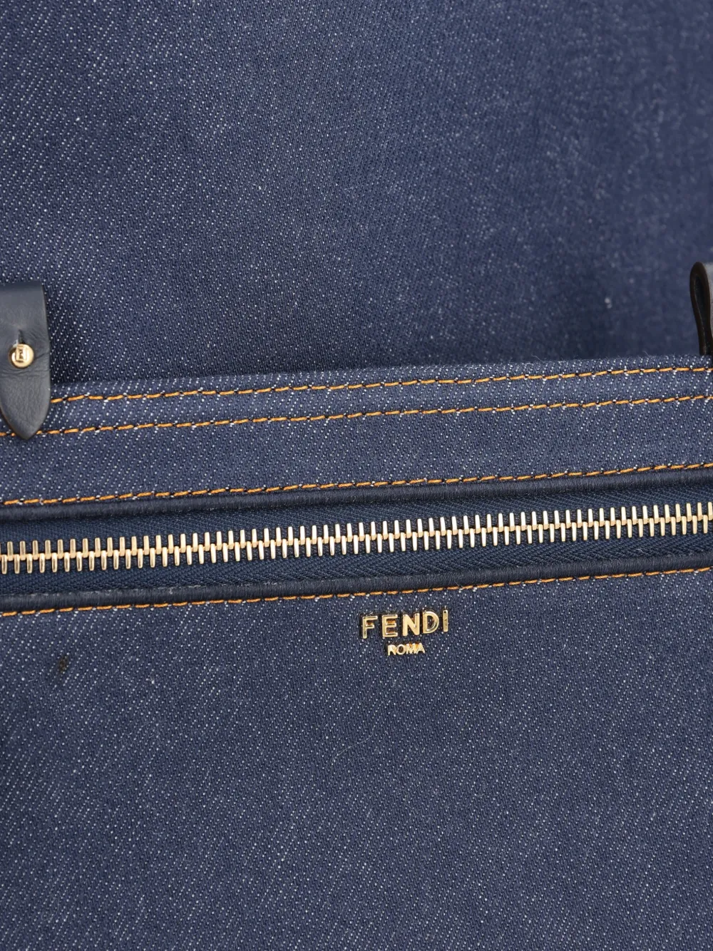 FENDI Shopper met logopatroon Blauw