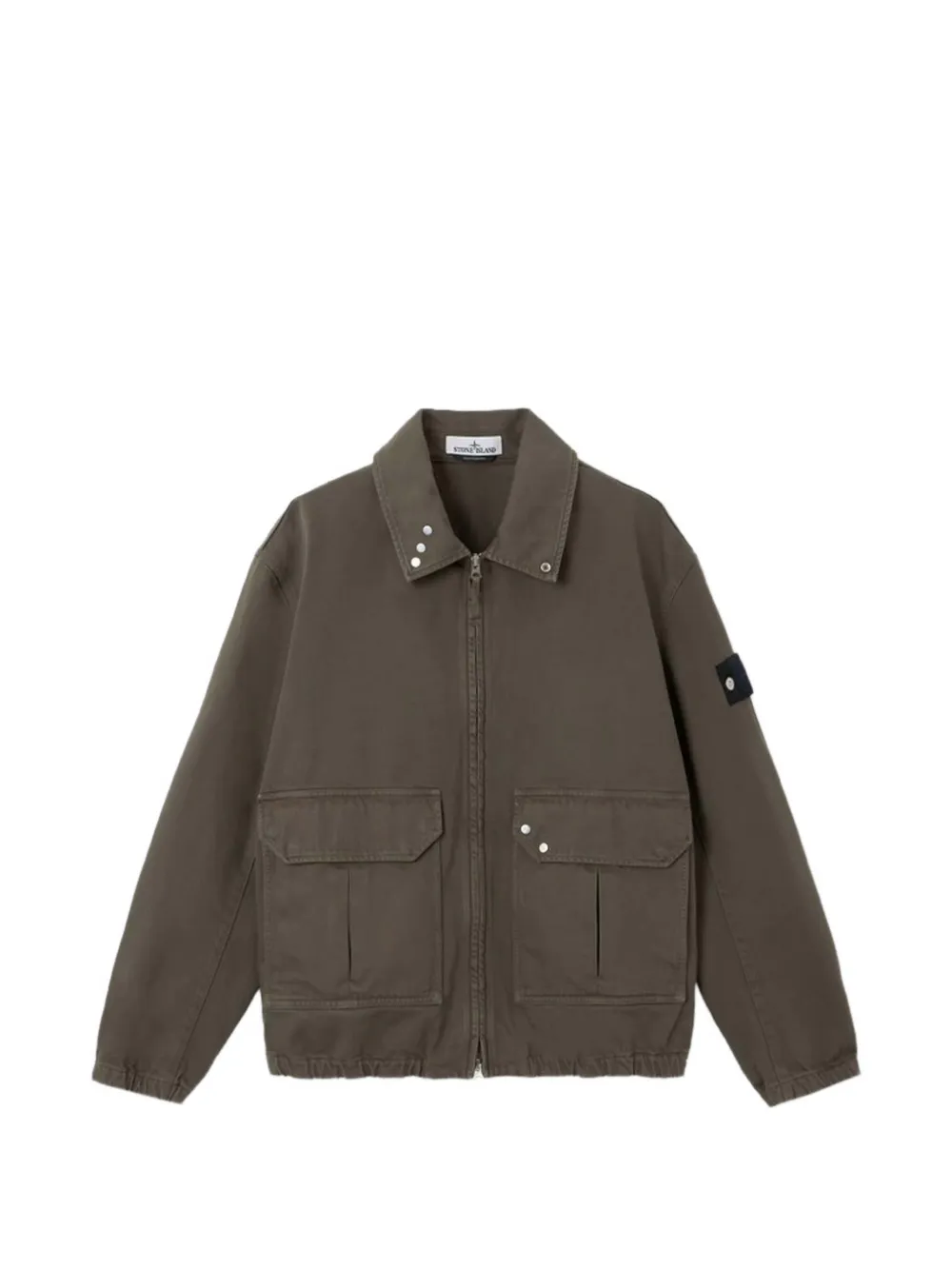 Stone Island denim coach jacket - Marrone
