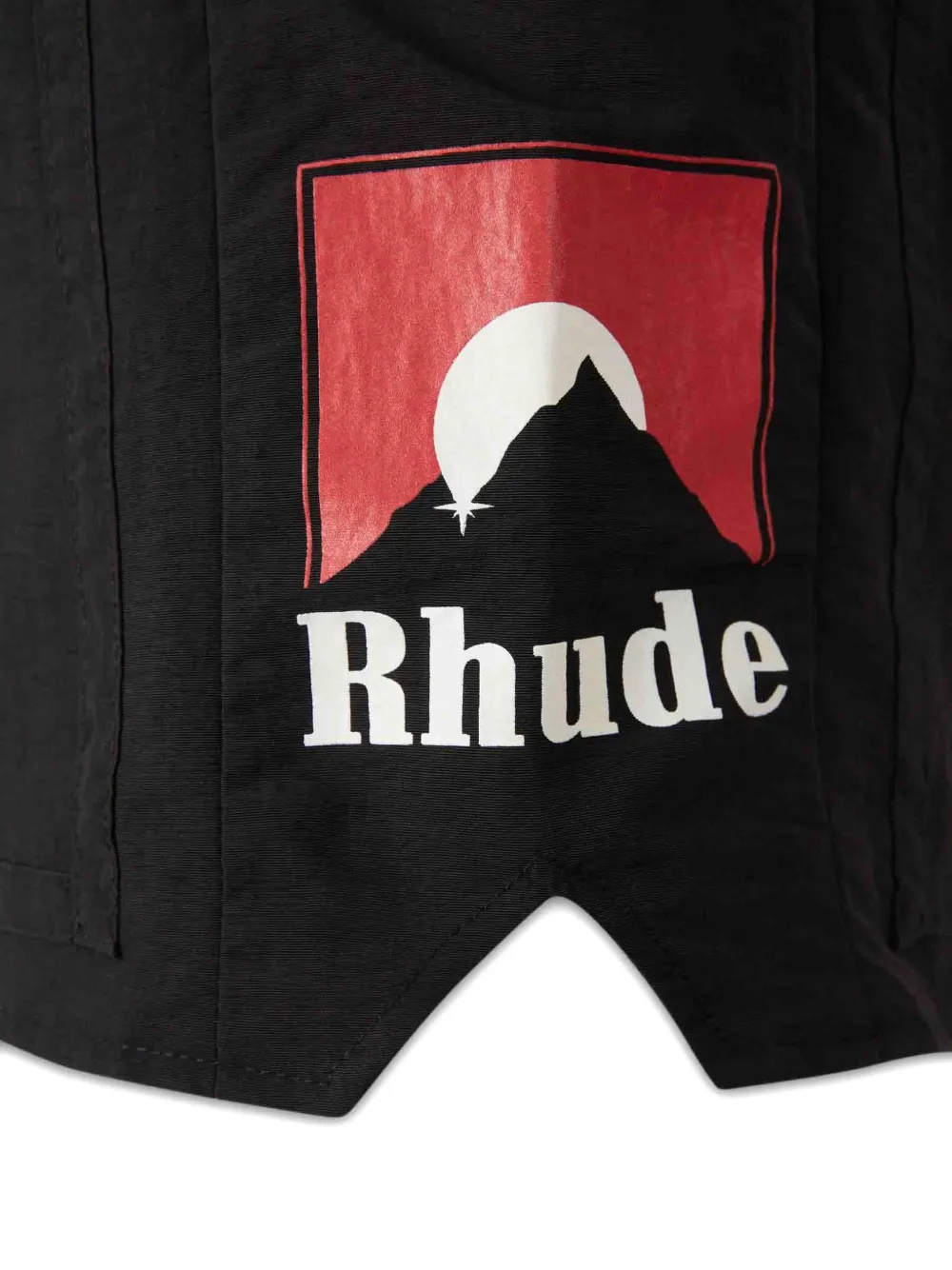 RHUDE Moonlight shorts met trekkoord Zwart