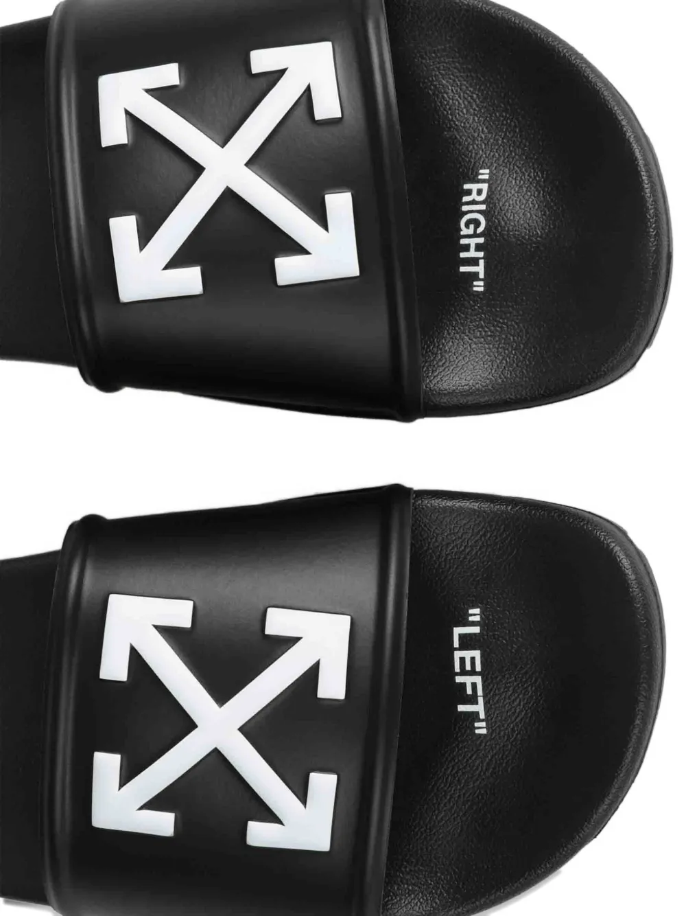 Off-White arrow slides Zwart