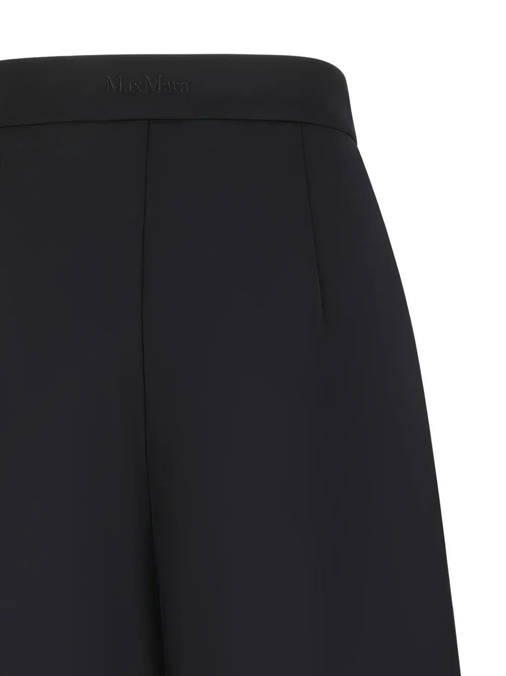 Max Mara Palazzo broek met wijde pijpen Zwart