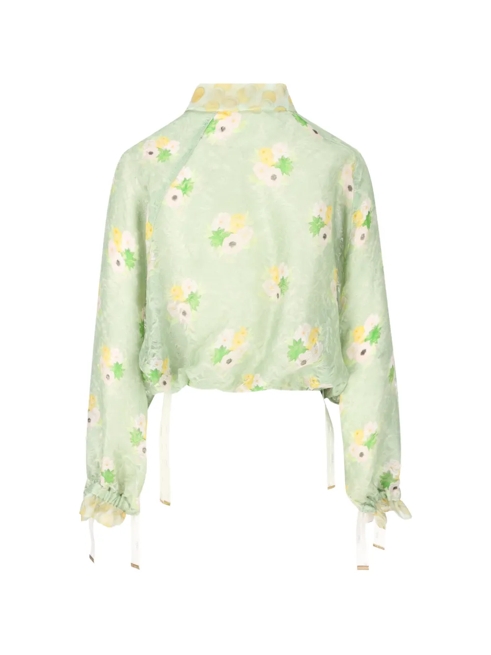  Fendi Floral-print Bomber Jacket - Green 