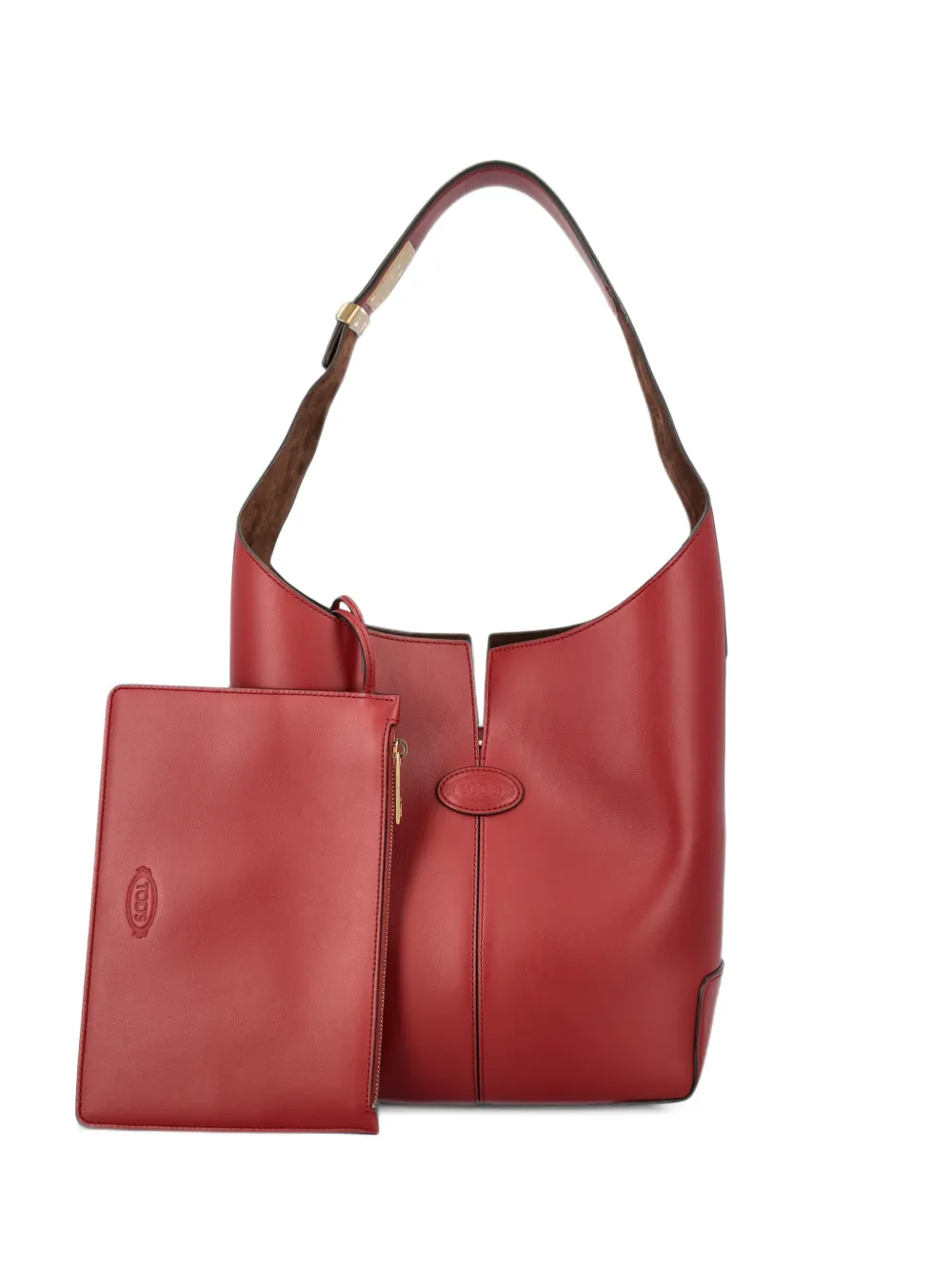 Tod's small Di Bag Folio shoulder bag - Rosso