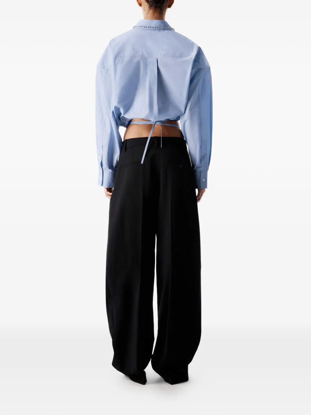 Alexander Wang Broek met rits Zwart