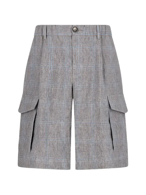 Herno patterned cargo shorts