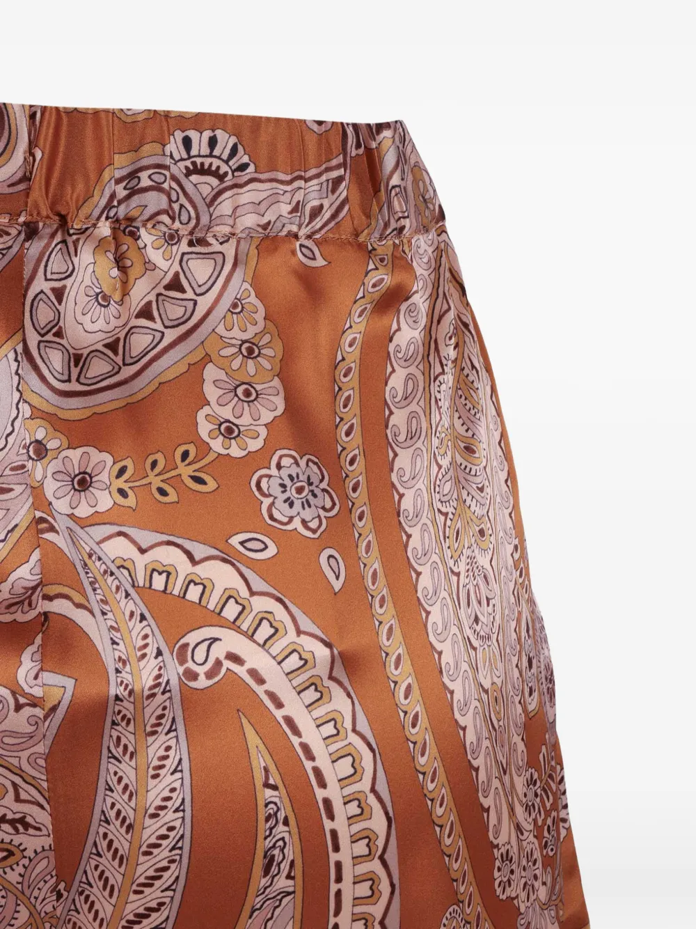 Antonelli Palazzo broek met paisley-print Oranje