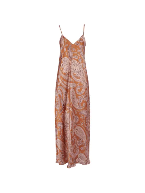 Antonelli paisley-pattern silk maxi dress