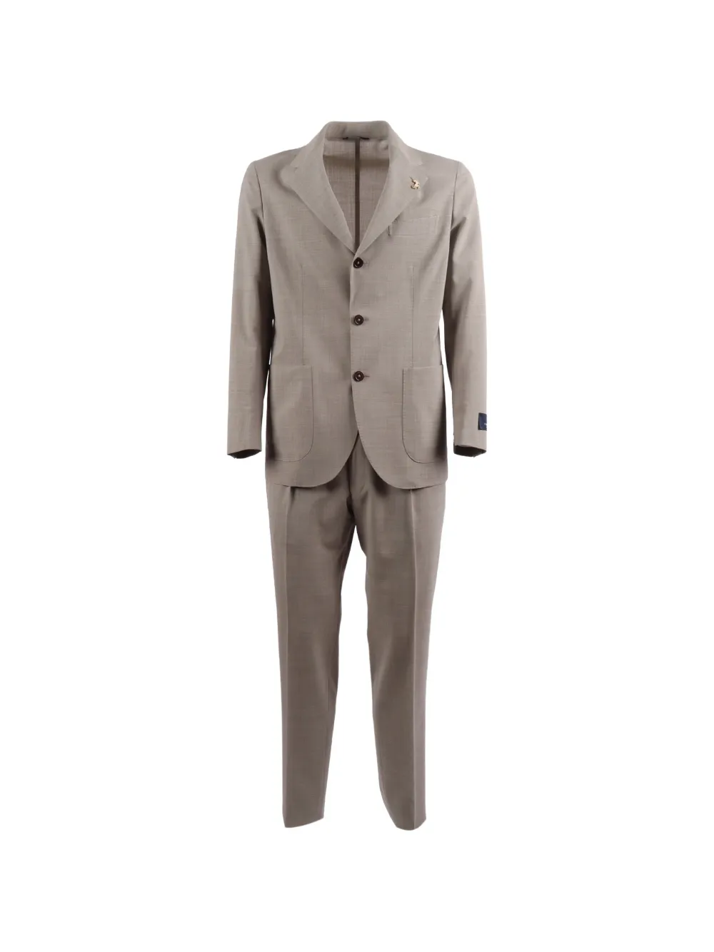 Tombolini Zero Gravity single-breasted wool suit - Toni neutri
