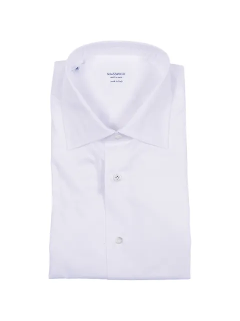 Mazzarelli white slim-fit shirt