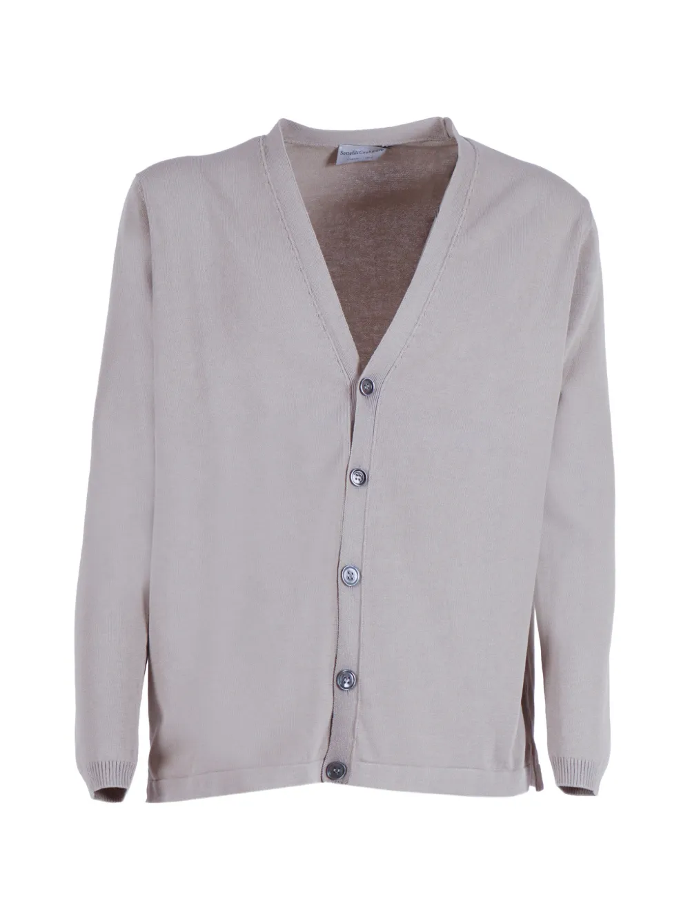 Settefili Cashmere side-slit V-neck cardigan - Neutrals